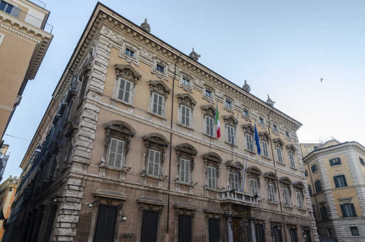 187 - Italia - Roma - palacio Madama sede del Senado de la Republica